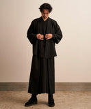 WAROBE / JUBAN LONG SLEEVE TEE / BLACK