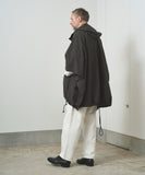 TROVE / PONCHO HOODED COAT / NYLON ASH GRAY