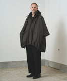 TROVE / PONCHO HOODED COAT / NYLON ASH GRAY
