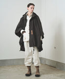 TROVE / PONCHO HOODED COAT / NYLON ASH GRAY