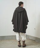 TROVE / PONCHO HOODED COAT / NYLON ASH GRAY