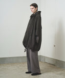 TROVE / PONCHO HOODED COAT / NYLON ASH GRAY