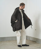 TROVE / PONCHO HOODED COAT / NYLON ASH GRAY