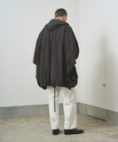 TROVE / PONCHO HOODED COAT / NYLON ASH GRAY
