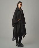 TROVE / PONCHO MAC COAT / THREE LAYER BLACK