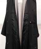 TROVE / PONCHO MAC COAT / THREE LAYER BLACK