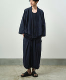 WAROBE / TAN WA Y SHIRT / DARK NAVY
