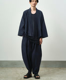 WAROBE / TAN WA Y SHIRT / DARK NAVY