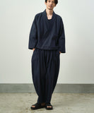 WAROBE / TAN WA Y SHIRT / DARK NAVY