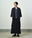 WAROBE x GOOD ON / JUBAN TEE ( PIGMENT DYE ) / FADE NAVY