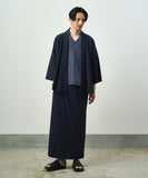 WAROBE x GOOD ON / JUBAN TEE ( PIGMENT DYE ) / FADE NAVY