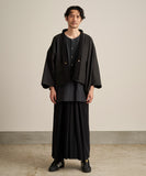 WAROBE / OILED SHORT HAORI / BLACK