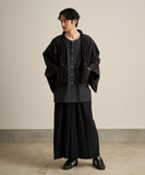 WAROBE / OILED SHORT HAORI / BLACK