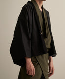 WAROBE / OILED SHORT HAORI / BLACK