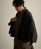 WAROBE / OILED SHORT HAORI / BLACK