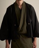 WAROBE / OILED SHORT HAORI / BLACK