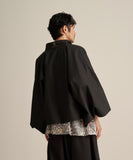 WAROBE / OILED SHORT HAORI / BLACK