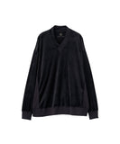 WAROBE / JUBAN WIDE FLEECE / BLACK