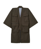 WAROBE / FIELD HAORI COAT / DARK OLIVE