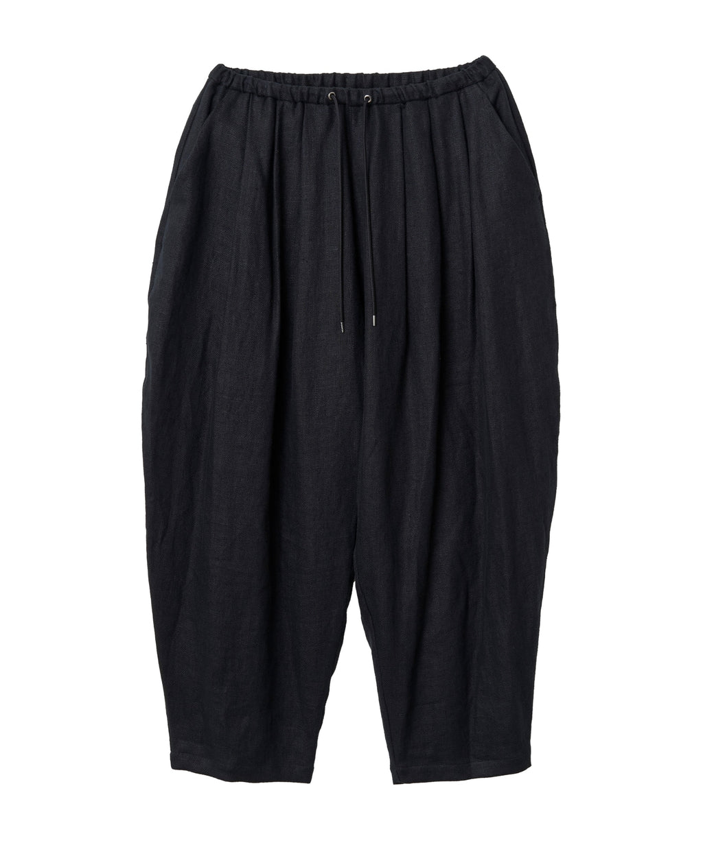 WAROBE / HEAVY LINEN BONTAN / BLACK