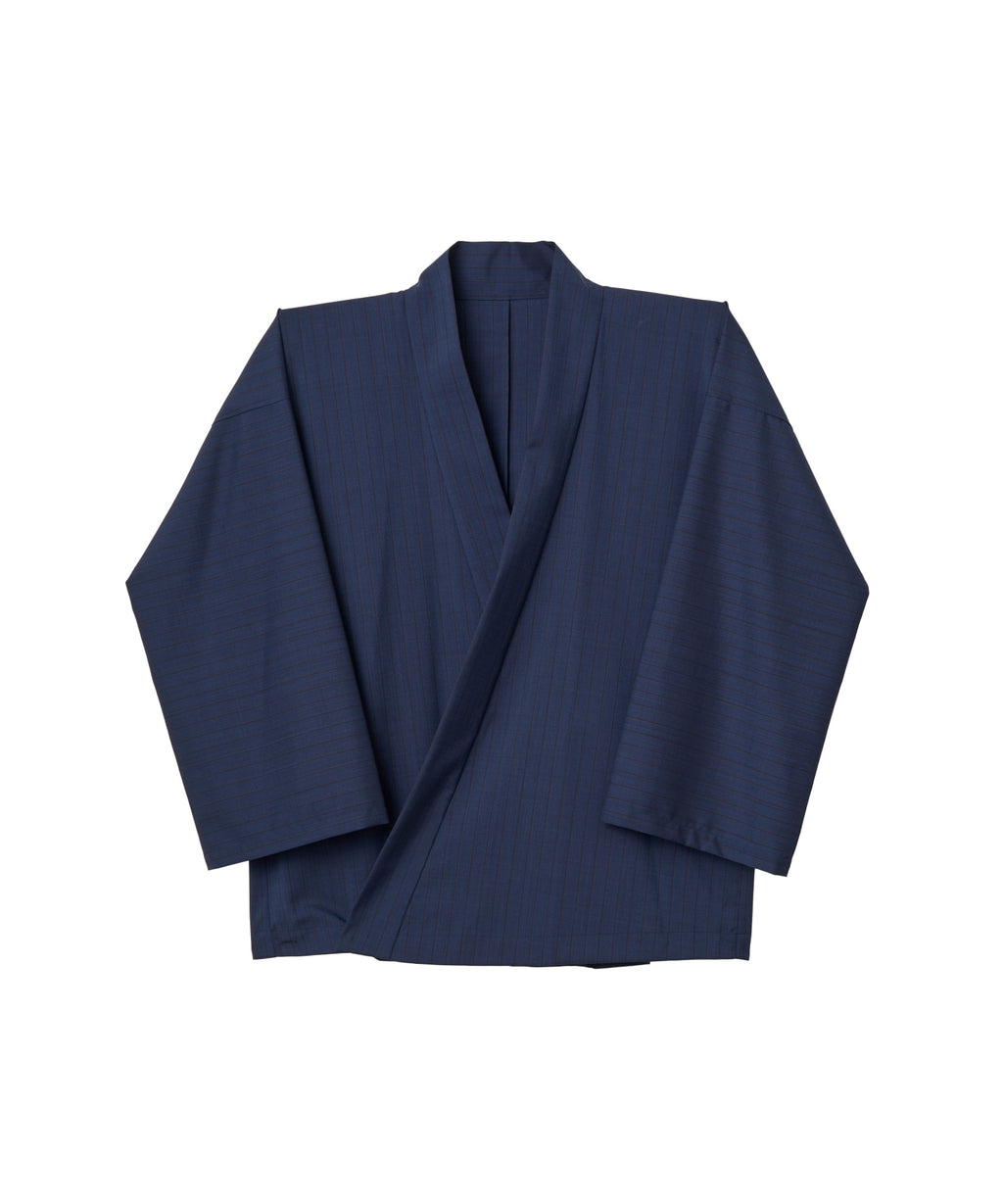 WAROBE / WA Y SHIRT / NAVY STRIPE