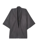 WAROBE / WOOL BEAVER HAORI / DARK GRAY