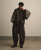 WAROBE / STRIPE WOOL BONTAN / CHARCOAL