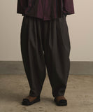 WAROBE / STRIPE WOOL BONTAN / CHARCOAL