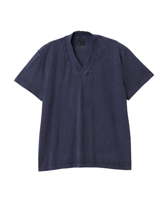 WAROBE x GOOD ON / JUBAN TEE ( PIGMENT DYE ) / FADE NAVY