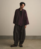 WAROBE / STRIPE WOOL BONTAN / CHARCOAL