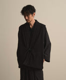 WAROBE / FLEECE JINBAORI TECH / BLACK