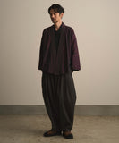 WAROBE / STRIPE WOOL BONTAN / CHARCOAL