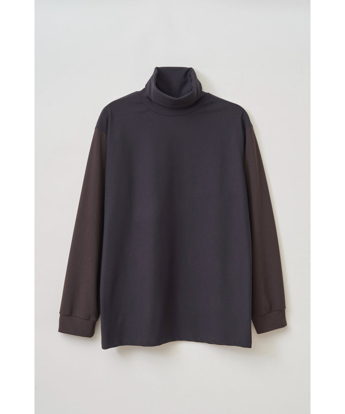 TROVE / SAMA TURTLE NECK / NAVY BROWN