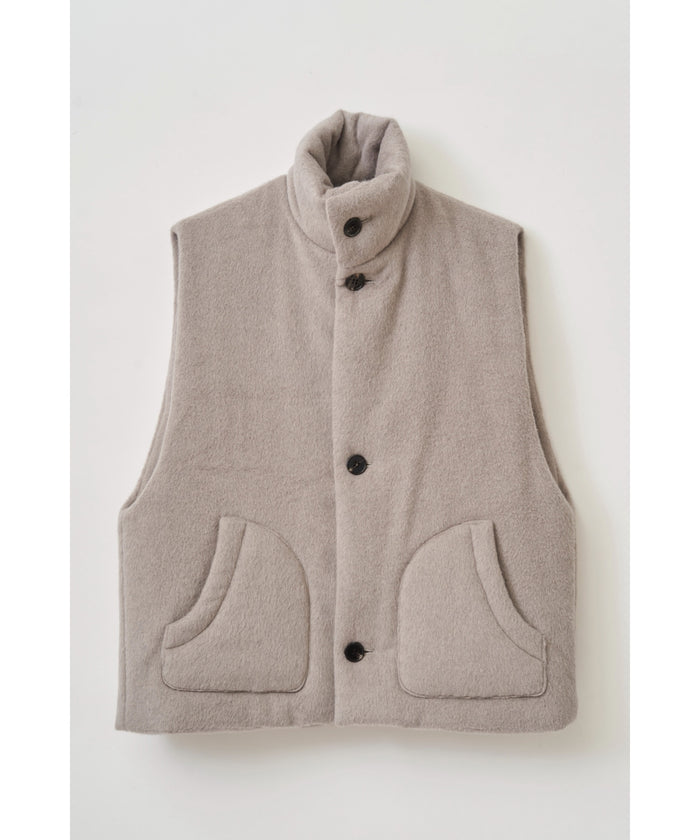 TROVE / POROMIES PUFF VEST / GRAY BEIGE – TROVE SHOP