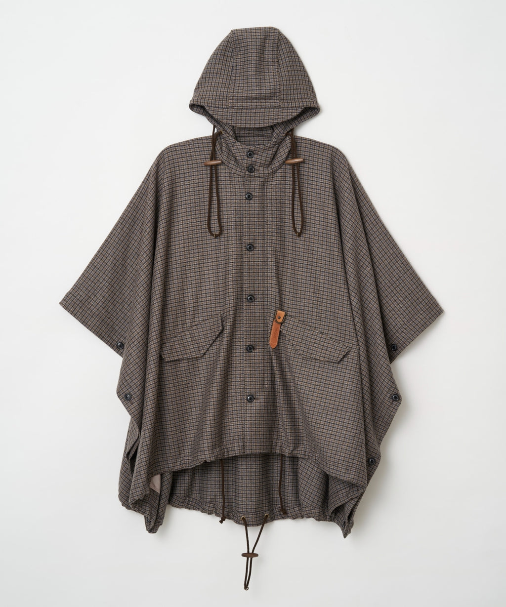 TROVE / PONCHO HOODED COAT / SHEPHERDS GREGE