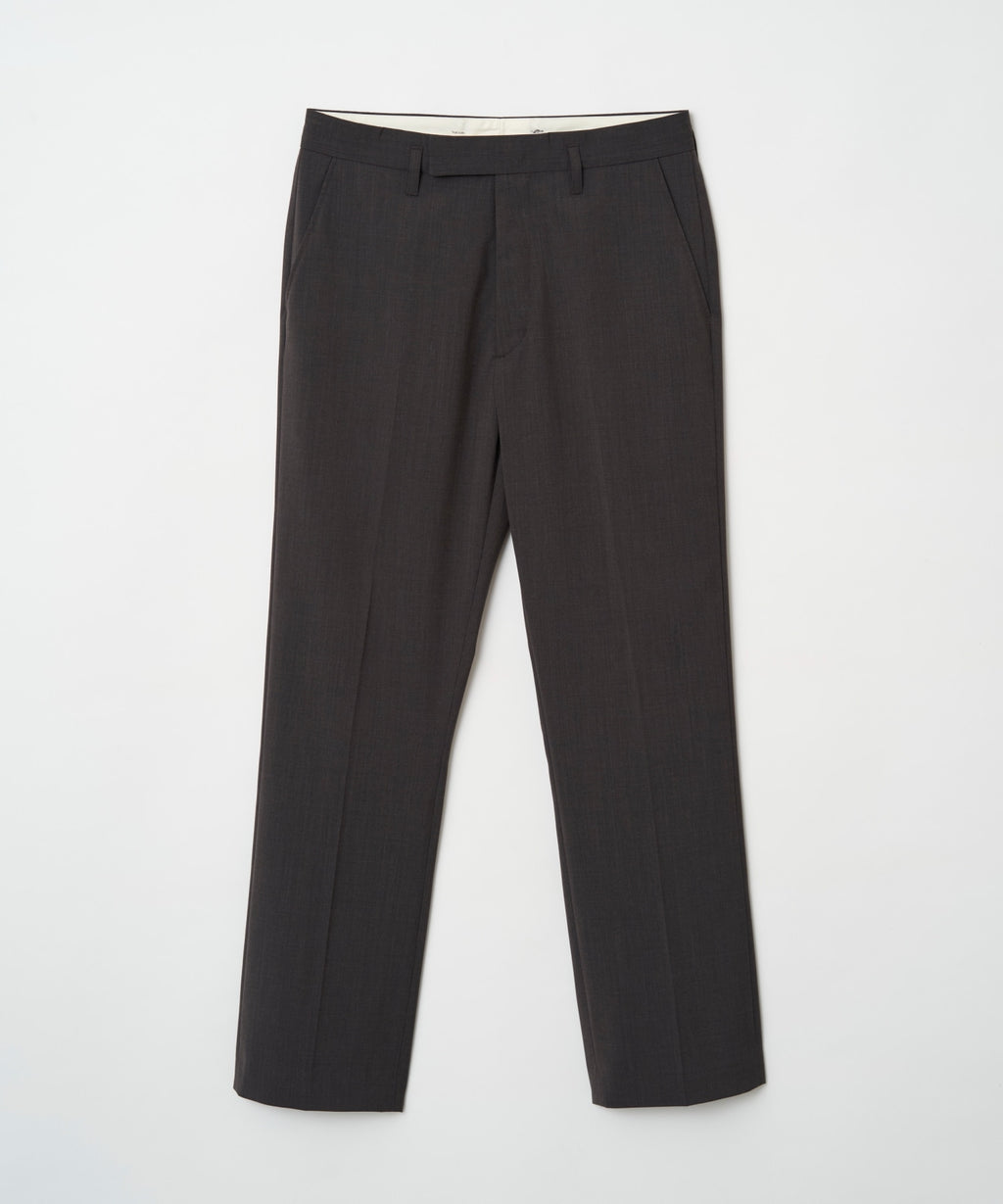 TROVE / WORSTED TROUSERS / GRAY BROWN