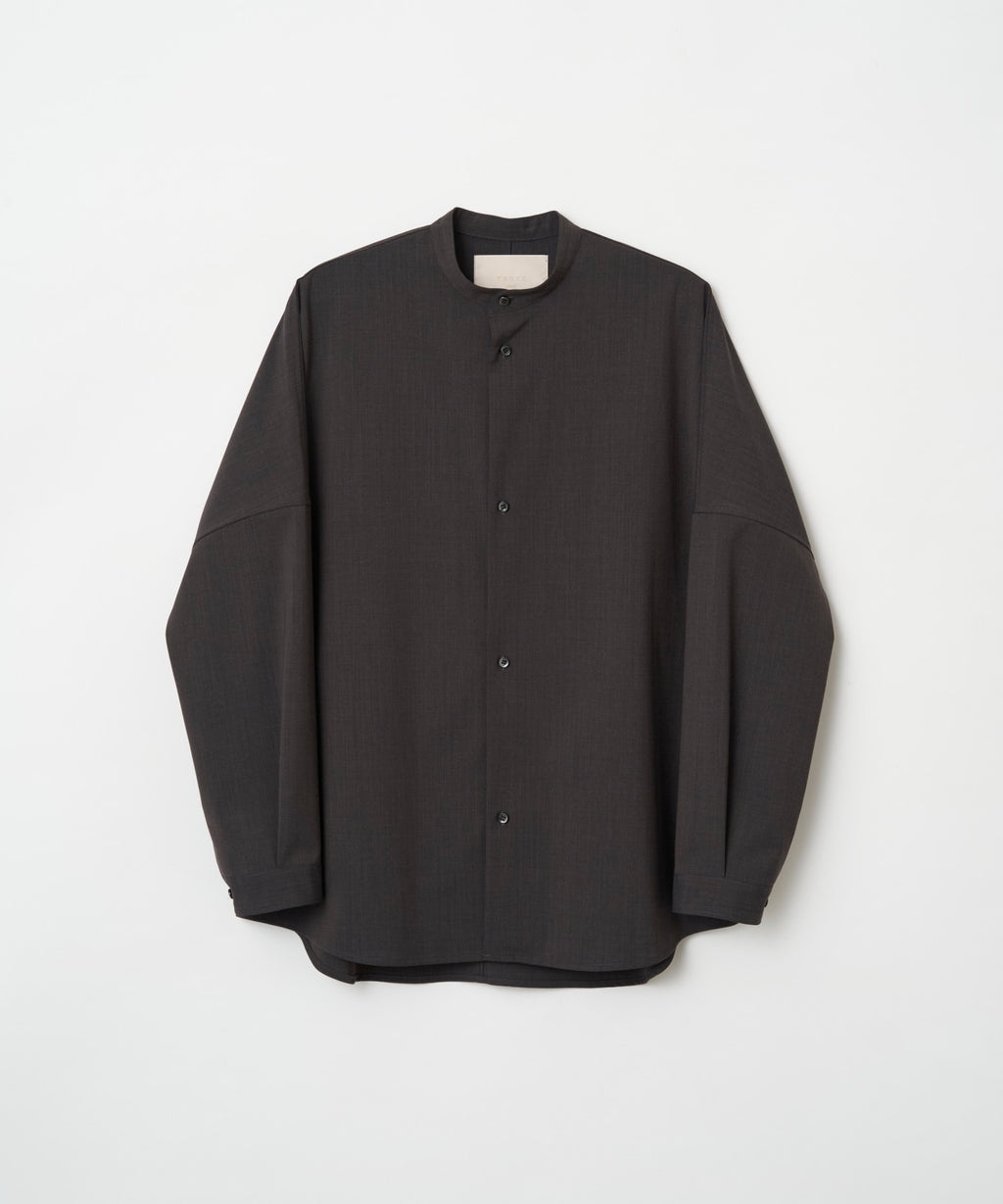 TROVE / WORSTED DOLMAN SHIRT / GRAY BROWN