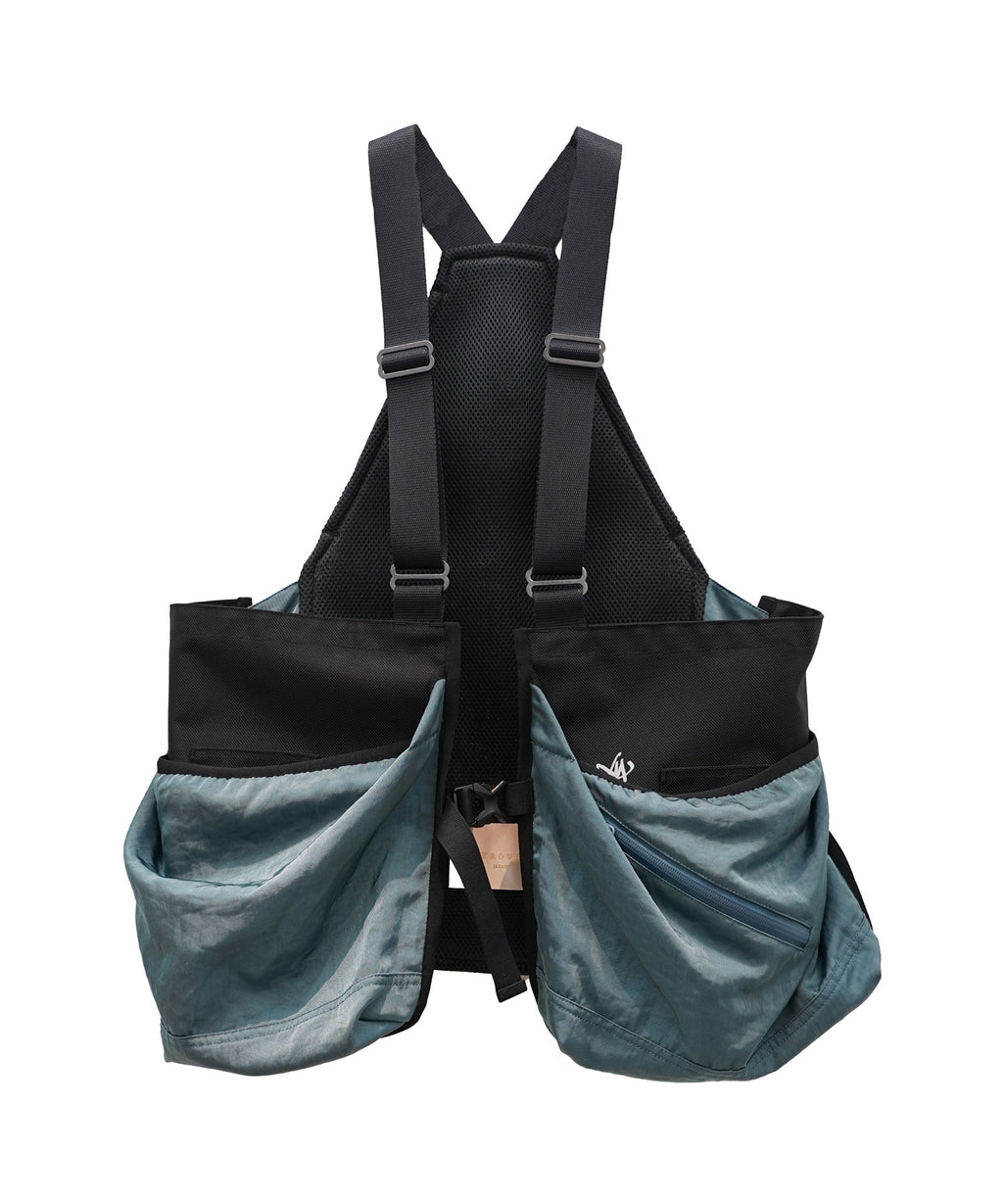 TROVE x 岡部文彦 / BIG POCKET VEST 刈 / SMOKE BLUE