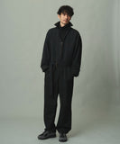 TROVE / WOOL LINEN JUMP SUIT / BLACK