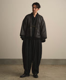 WAROBE / HEAVY LINEN BONTAN / BLACK
