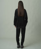 WAROBE / JUBAN WIDE FLEECE / BLACK