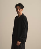WAROBE / JUBAN WIDE SWEAT / BLACK