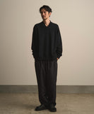 WAROBE / JUBAN WIDE SWEAT / BLACK