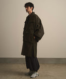 WAROBE / FIELD HAORI COAT / DARK OLIVE