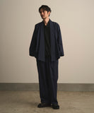 WAROBE / WA Y SHIRT / NAVY STRIPE