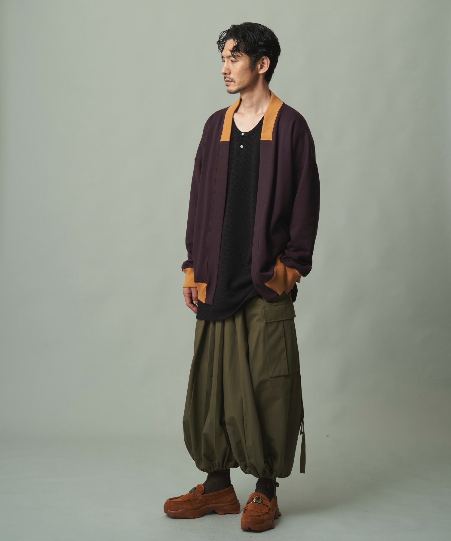 WAROBE / CARGO HAKAMA / OLIVE DRAB